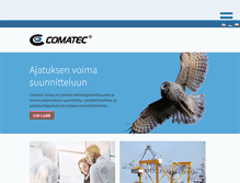 Tablet Screenshot of comatec.fi